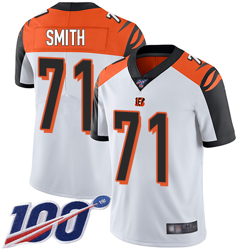 Cincinnati Bengals Limited White Men Andre Smith Road Jersey NFL Footballl #71 100th Season Vapor Untouchable